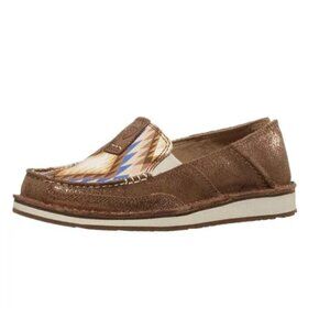 Ariat‎ Cruiser Moccasins Womens Metallic Bronze Casual 10044528-981 - Size 7.5B